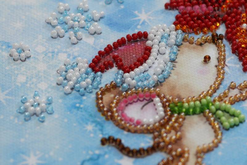 Buy Mini Bead embroidery kit - Winter miracle-AM-215_5