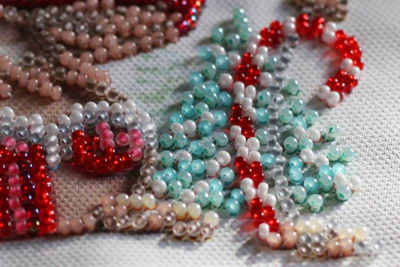 Buy Mini Bead embroidery kit - Winter magic-AM-217_6