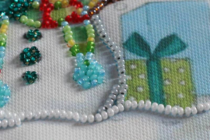 Buy Mini Bead embroidery kit - Snow Friends-AM-220_6