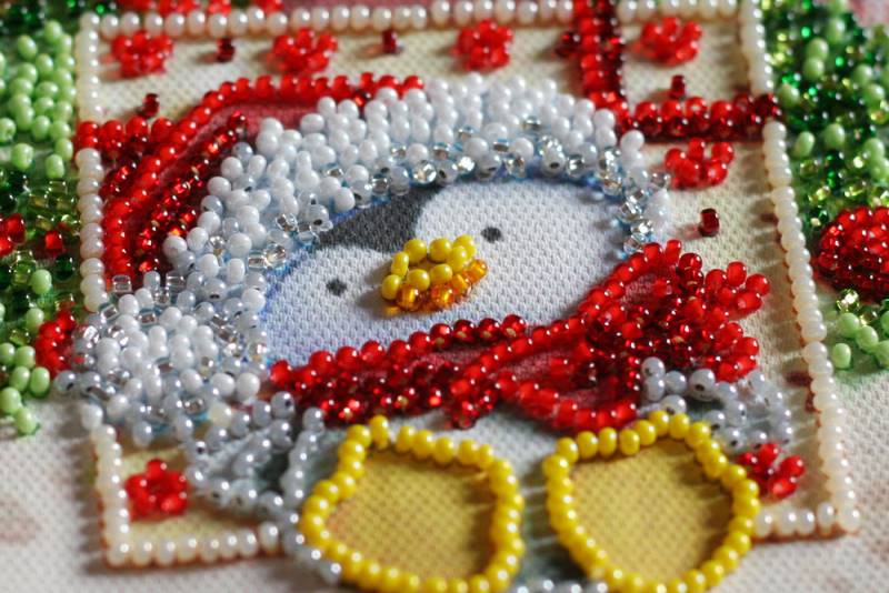 Buy Mini Bead embroidery kit - Under the Christmas tree-AM-222_6