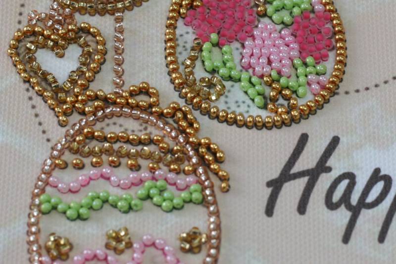 Buy Mini Bead embroidery kit - Happy Easter-AM-228_4