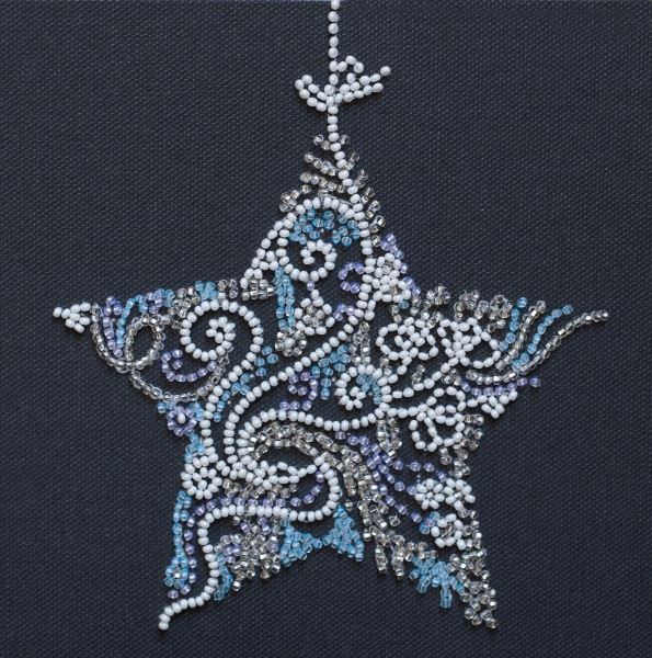 Buy Mini Bead embroidery kit - Lacy star-AM-229
