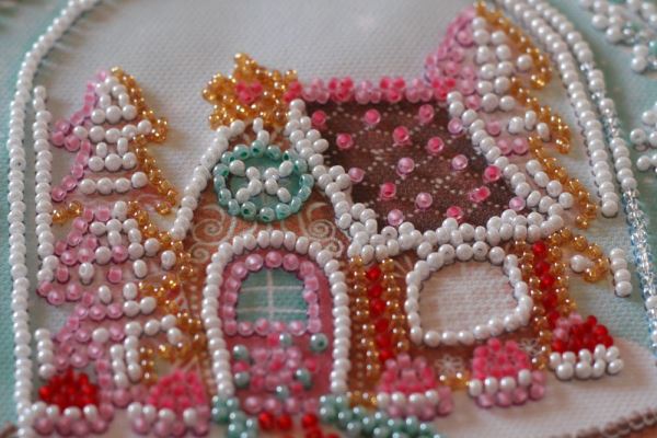 Buy Mini Bead embroidery kit - Cheerful house-AM-234_3