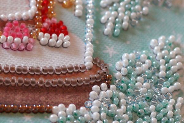 Buy Mini Bead embroidery kit - Cheerful house-AM-234_4