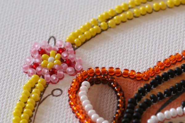 Buy Mini Bead embroidery kit - Cheerful tiger cub-AM-235_1