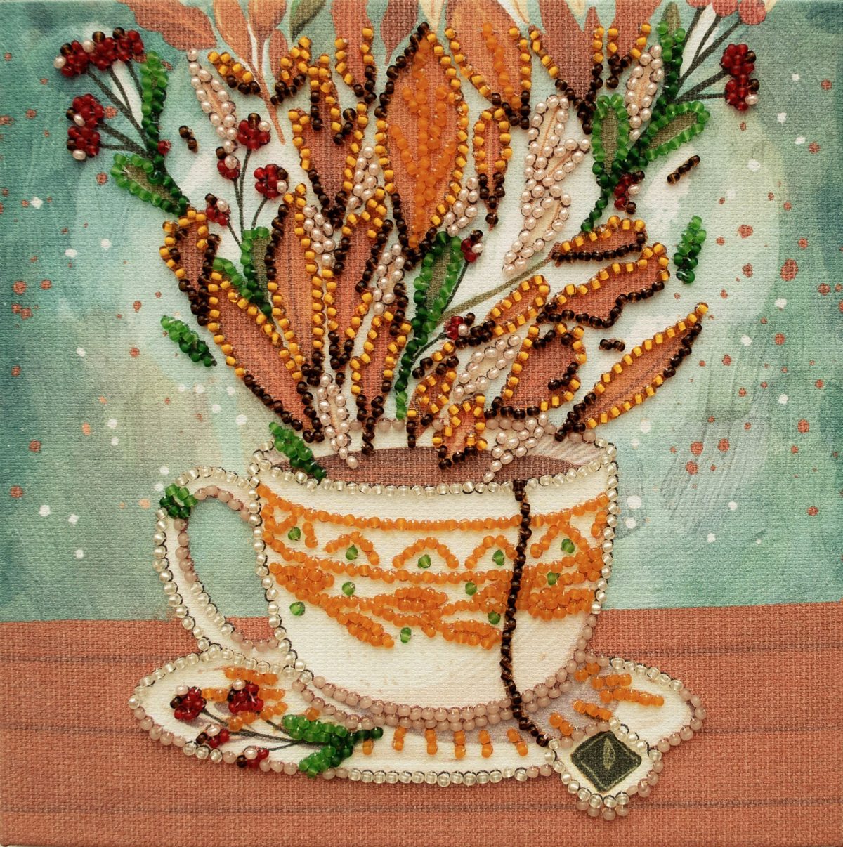Buy Mini Bead embroidery kit - Autumn fragrance-AM-244