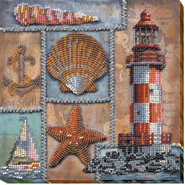 Buy Midi Bead embroidery kit - About the seas and oceans-AMB-002