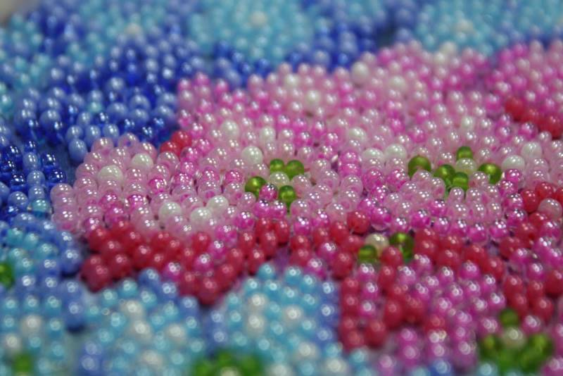 Buy Midi Bead embroidery kit - Gentle hydrangeas-AMB-004_4