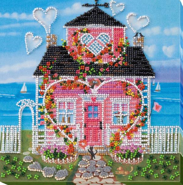 Buy Midi Bead embroidery kit - Where love lives-AMB-013
