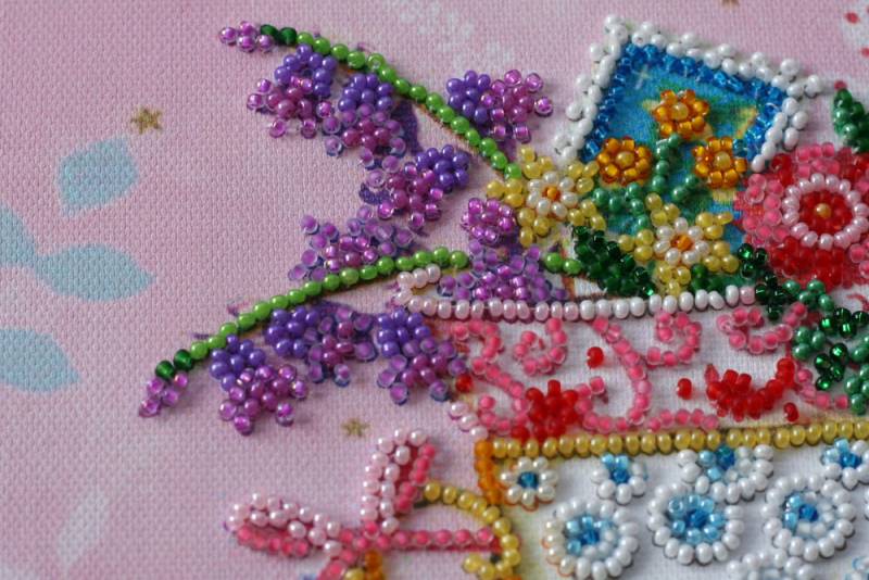 Buy Midi Bead embroidery kit - Over a cup of tea-AMB-019_1