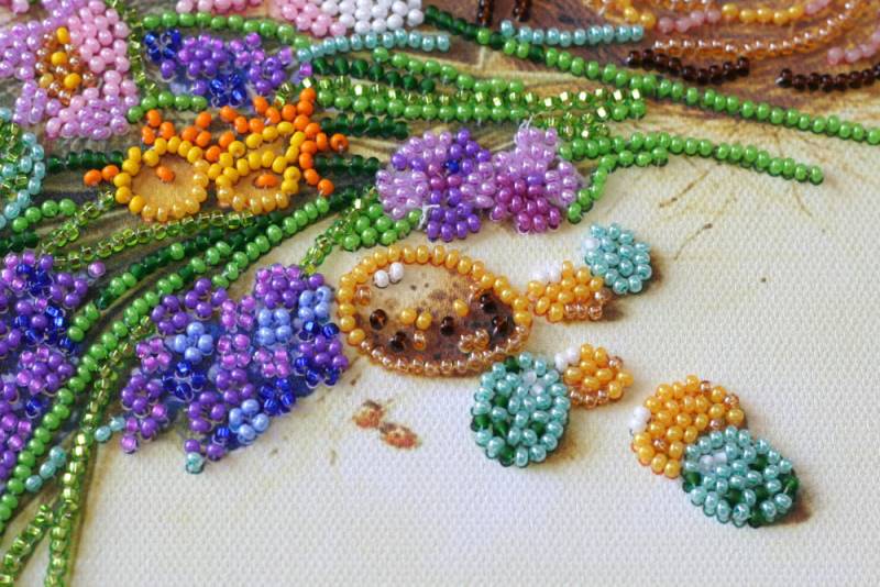 Buy Midi Bead embroidery kit - Early Flowers-AMB-024_4