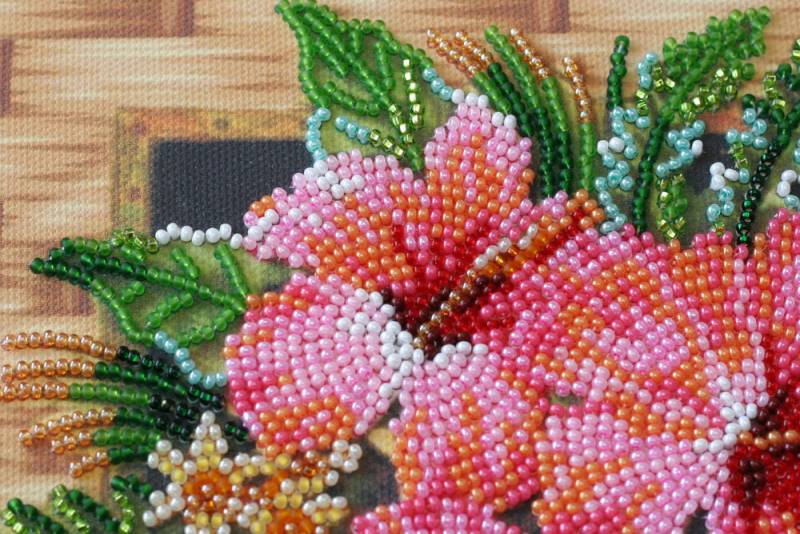 Buy Midi Bead embroidery kit - Flowers of Tanzania-AMB-026_1