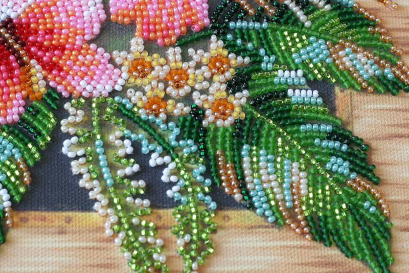 Buy Midi Bead embroidery kit - Flowers of Tanzania-AMB-026_4