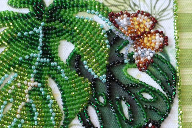 Buy Midi Bead embroidery kit - Monstera-AMB-028_2