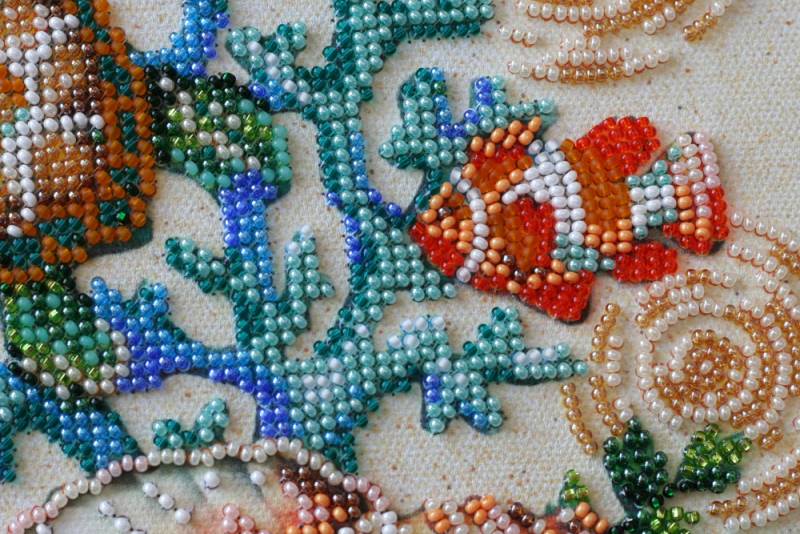 Buy Midi Bead embroidery kit - Sea inhabitants-AMB-030_3