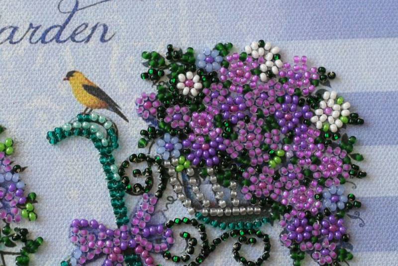 Buy Midi Bead embroidery kit - Romantic Garden-AMB-031_2