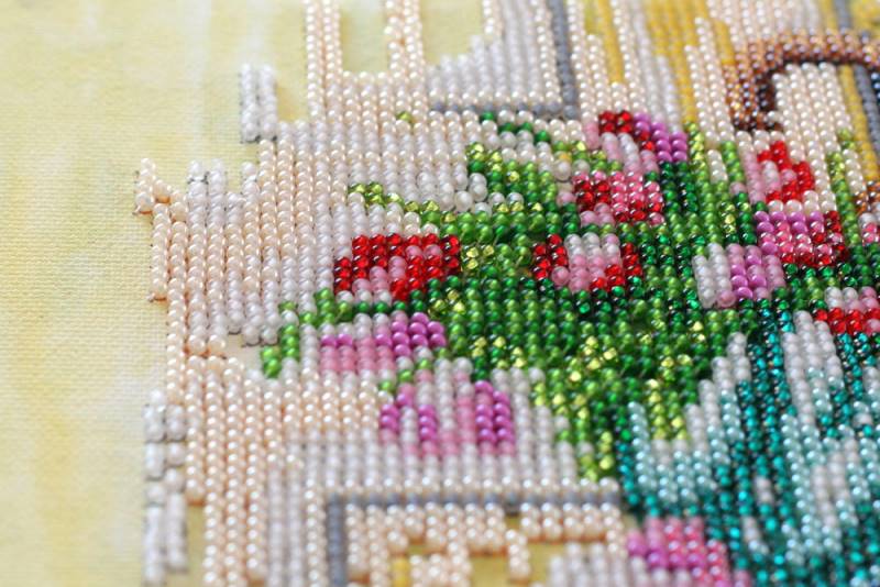 Buy Midi Bead embroidery kit - Umbrella and Tulips-AMB-032_4