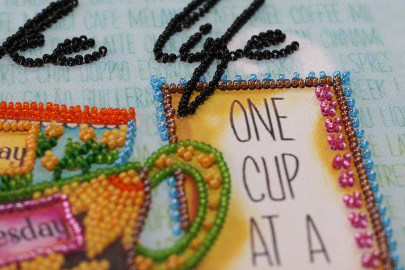 Buy Midi Bead embroidery kit - Coffee Break-AMB-045_2