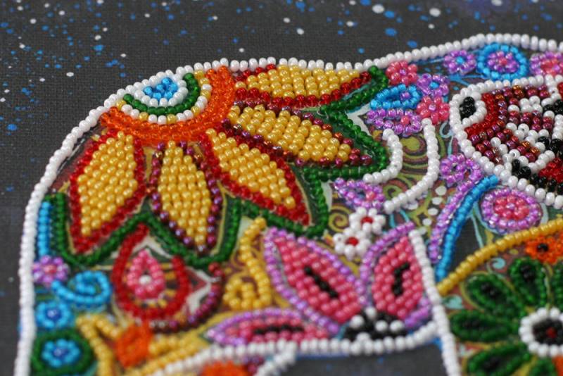 Buy Midi Bead embroidery kit - Indian Elephant-AMB-046_1