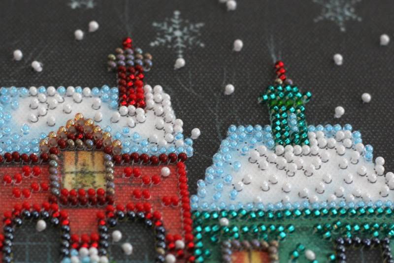 Buy Midi Bead embroidery kit - Festive town-AMB-048_1