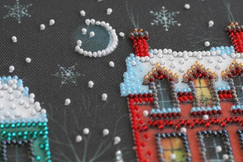 Buy Midi Bead embroidery kit - Festive town-AMB-048_2