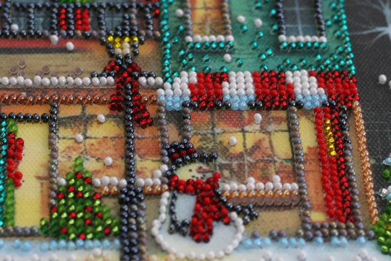 Buy Midi Bead embroidery kit - Festive town-AMB-048_3