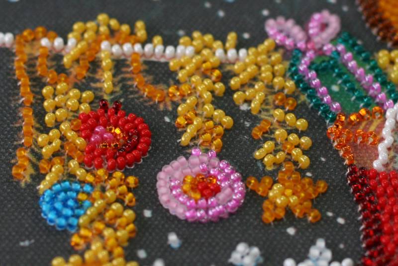 Buy Midi Bead embroidery kit - Gift to owl-AMB-049_2