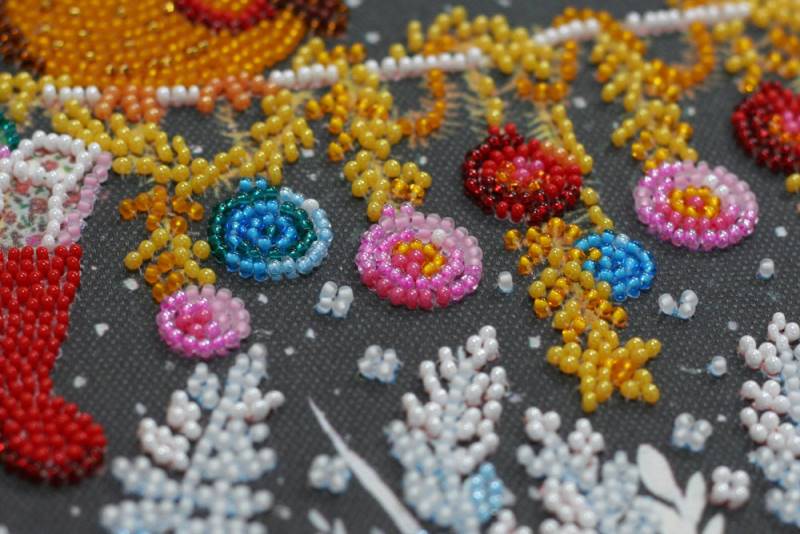 Buy Midi Bead embroidery kit - Gift to owl-AMB-049_3
