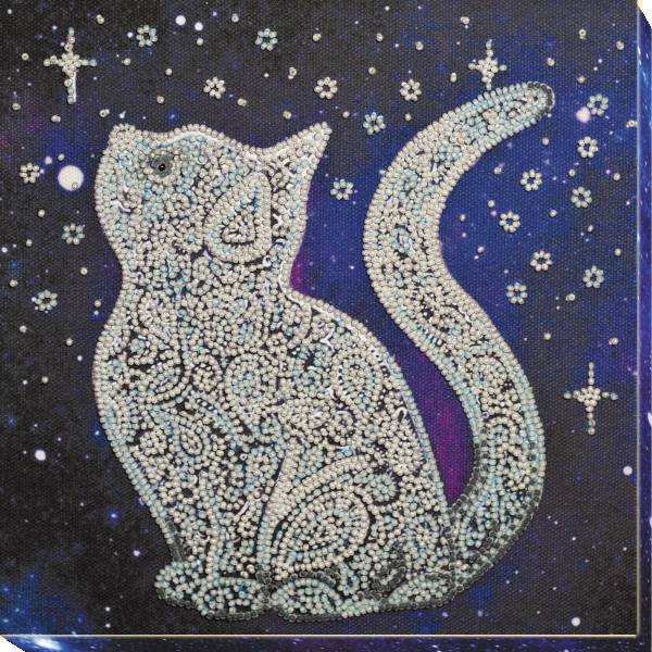 Buy Midi Bead embroidery kit - Star cat-AMB-052