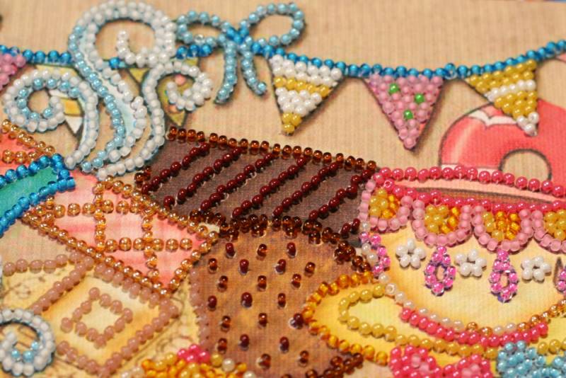 Buy Midi Bead embroidery kit - Mad tea party-AMB-055_4
