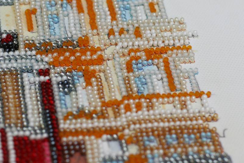7.9x7.9 Abris3 20x20 cm Bead DIY Embroidery Kit Istanbul  Size