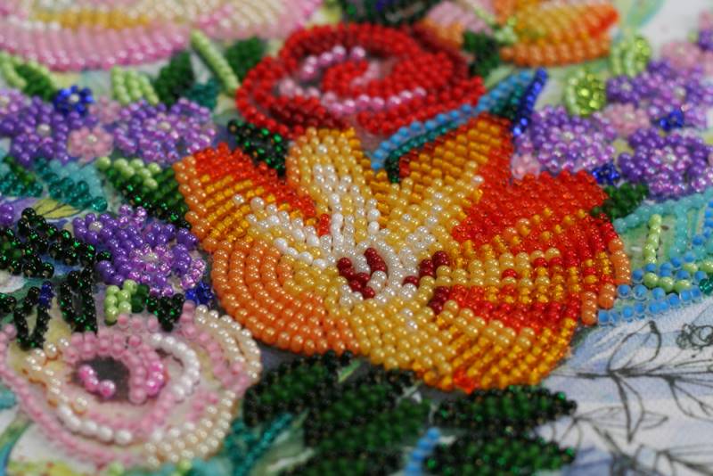 Buy Midi Bead embroidery kit - Flower extravaganza-AMB-067_6