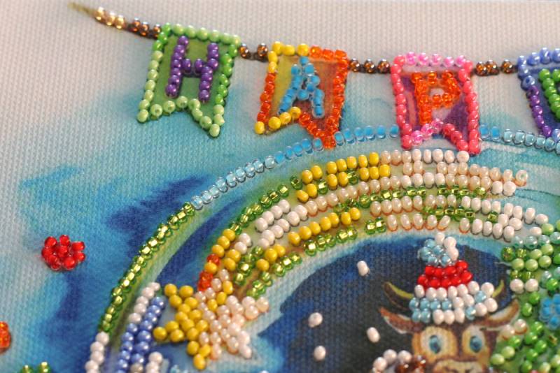 Buy Midi Bead embroidery kit - Happy winter-AMB-075_3