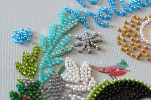 Buy Midi Bead embroidery kit - Sweet winter-AMB-082_1