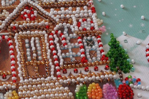 Buy Midi Bead embroidery kit - Gingerbread-AMB-084_2