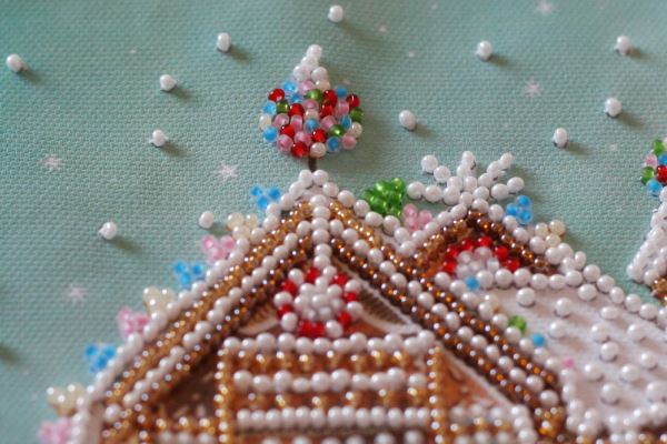 Buy Midi Bead embroidery kit - Gingerbread-AMB-084_3