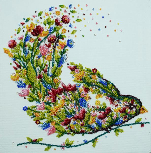 Buy Midi Bead embroidery kit - Singing bird-AMB-094