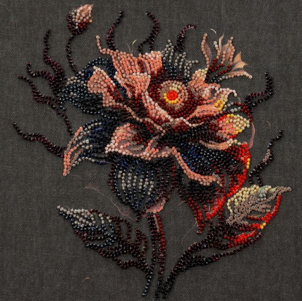 Buy Midi Bead embroidery kit - Night flower-AMB-100
