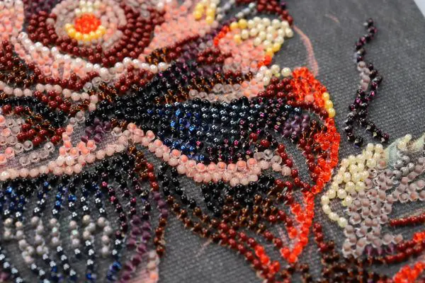 Buy Midi Bead embroidery kit - Night flower-AMB-100_2
