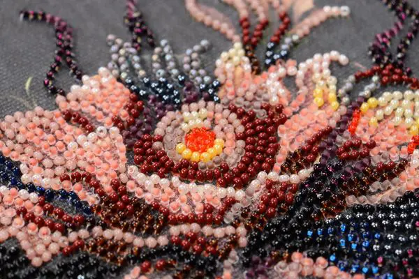 Buy Midi Bead embroidery kit - Night flower-AMB-100_3