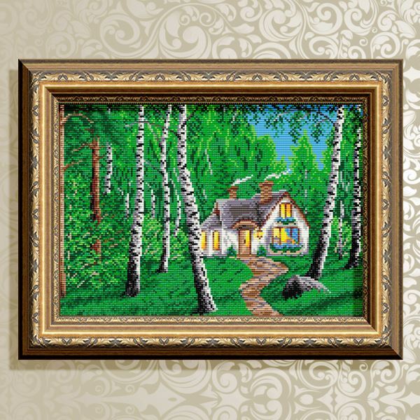 Buy Diamond painting kit - House in the forest - AT3015