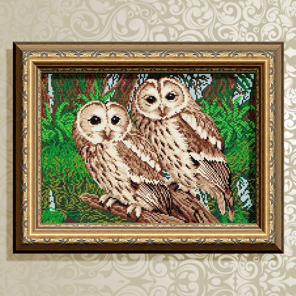Buy Diamond painting kit - Owls - AT3018
