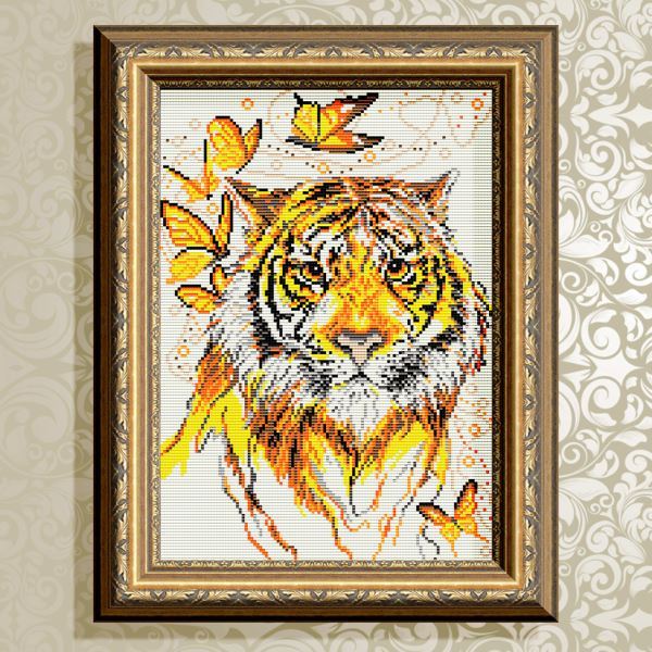 Buy Diamond painting kit - Tiger - AT3023