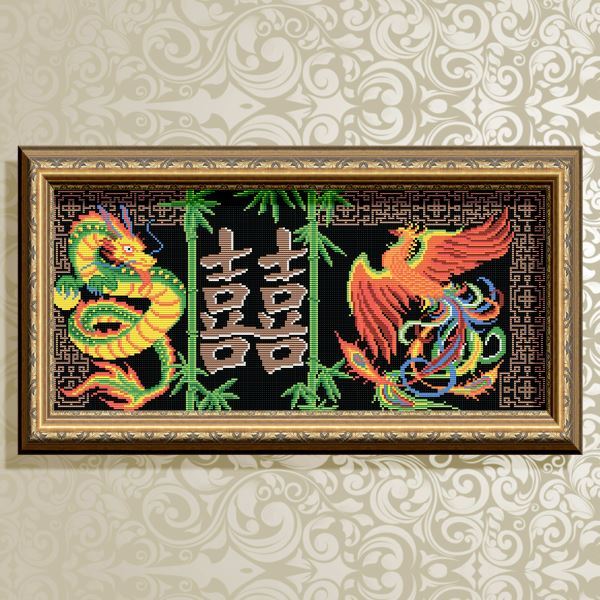 Buy Diamond painting kit - Feng Shui. Double Happiness - AT3204
