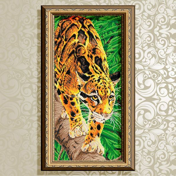 Buy Diamond painting kit - Smoky leopard - AT3216