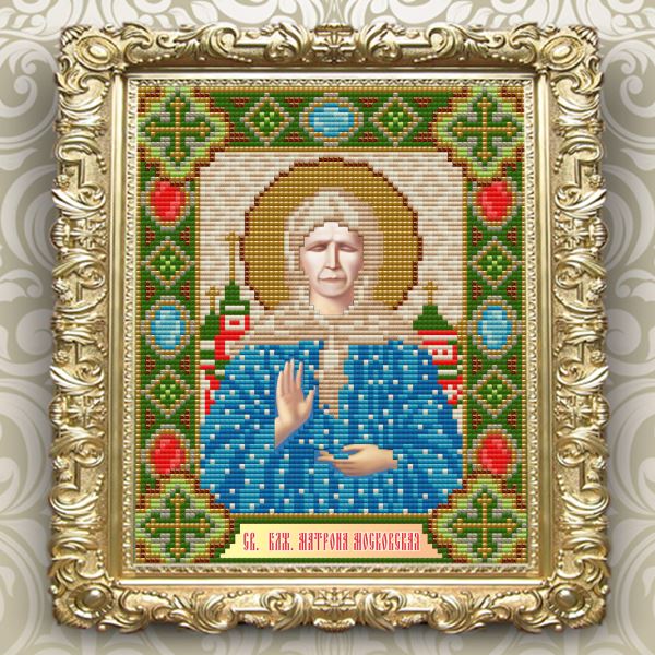 Buy Orthodox icon - Svyataya Blazhennaya Matrona Moskovskaya - AT5011