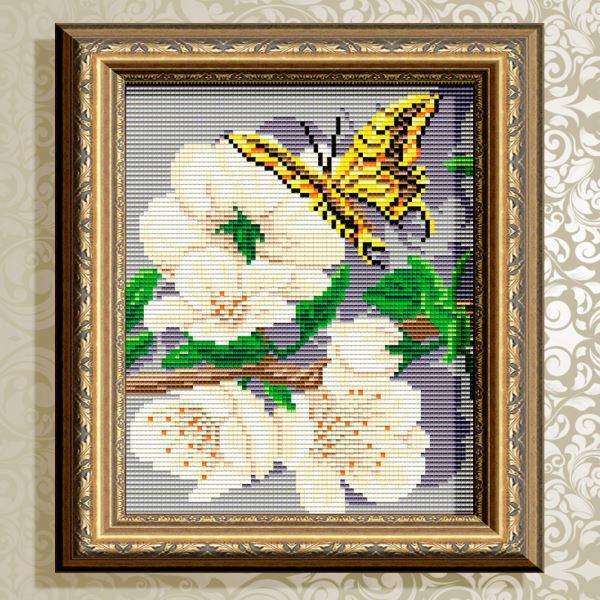Buy Diamond painting kit - Apple blossom. Triptych. Part 1 - AT5557