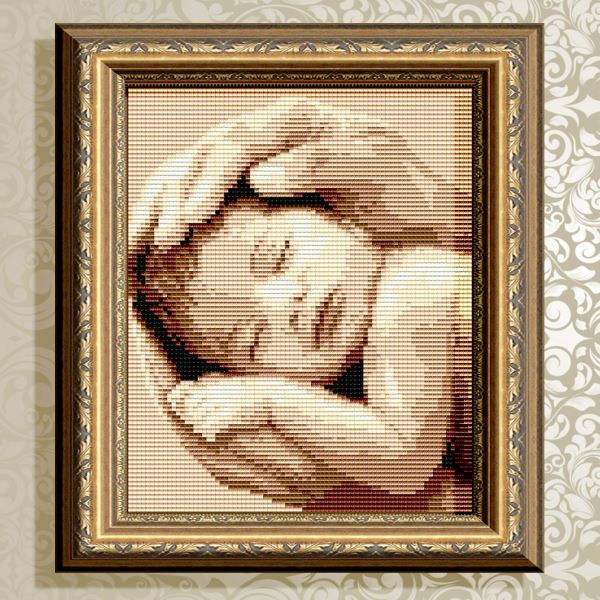 Buy Diamond painting kit - Happiness in the palms - AT5567
