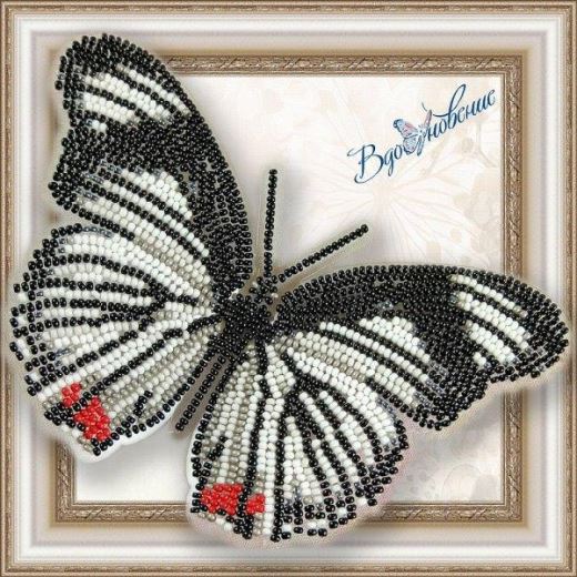Buy Bead embroidery kit Butterfly-Hypolimnas usambara-BGP011