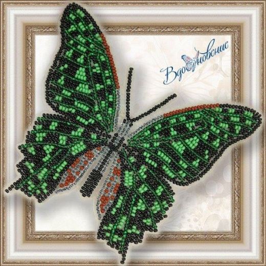 Buy Bead embroidery kit Butterfly-Grafiya Agamemnon-BGP023